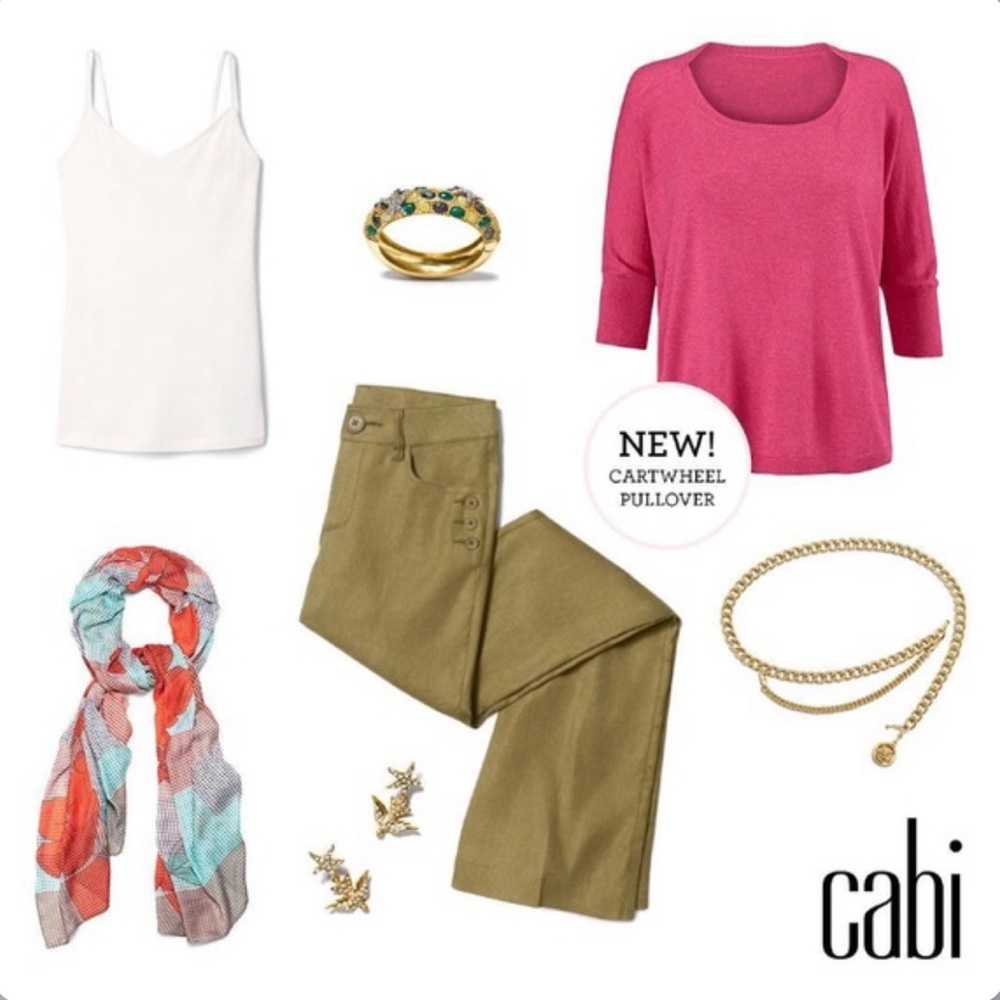 { 7 FOR $45 } CABI CHARLIE STYLE #5314R FLARE PANTS - Picture 3 of 8